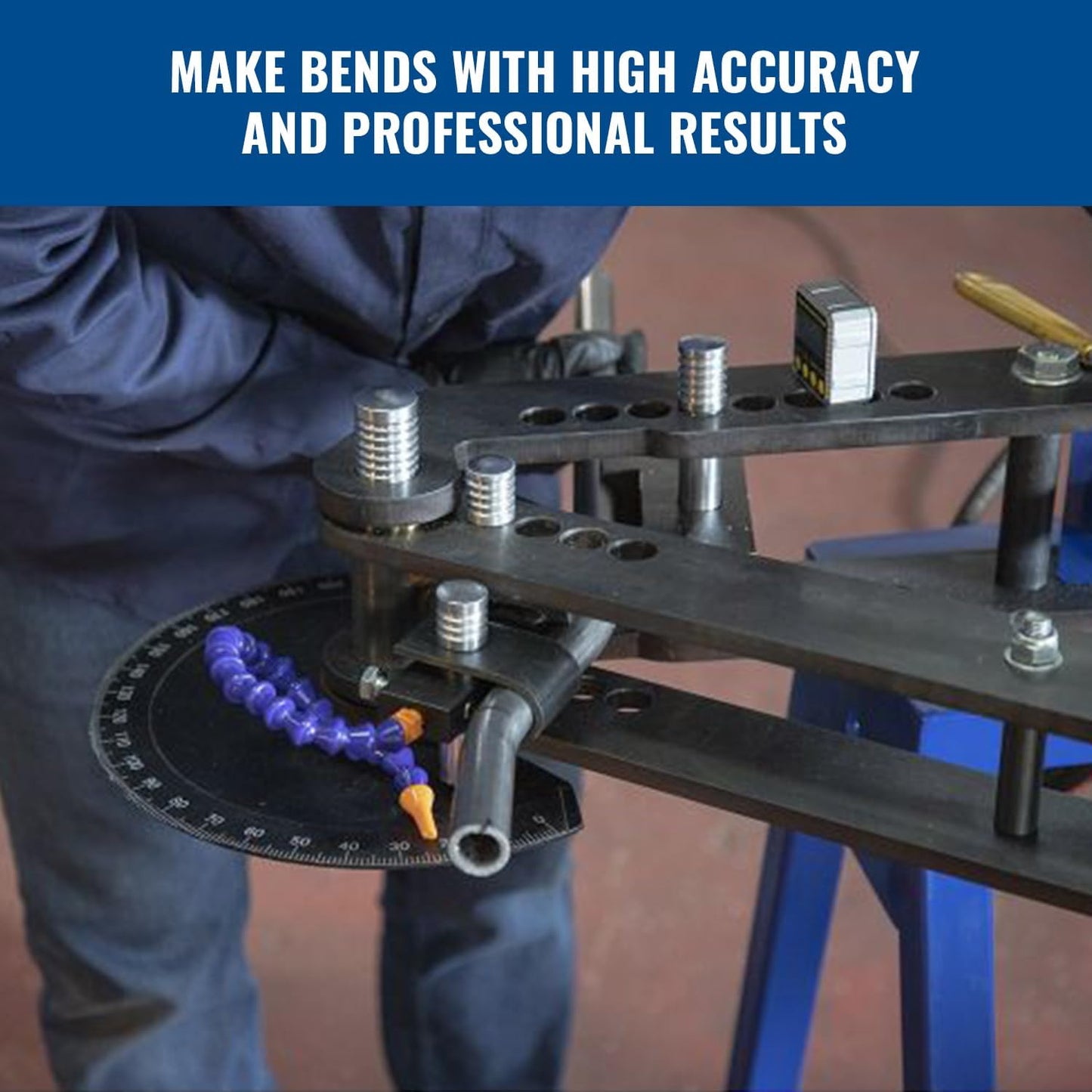 Eastwood Hydraulic Tubing Bender | High Capacity Pipe Bending System with a 1 Horsepower Motor