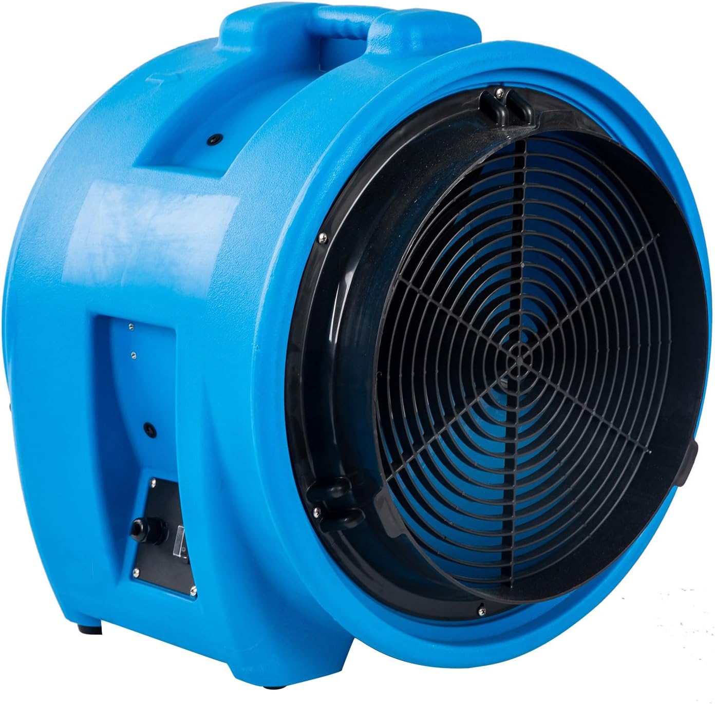 MOUNTO 16-Inch Axial Blower Exhaust Fan - 1HP, 5000 CFM, 200pa, Durable, Stackable, Ductable for Efficient Ventilation