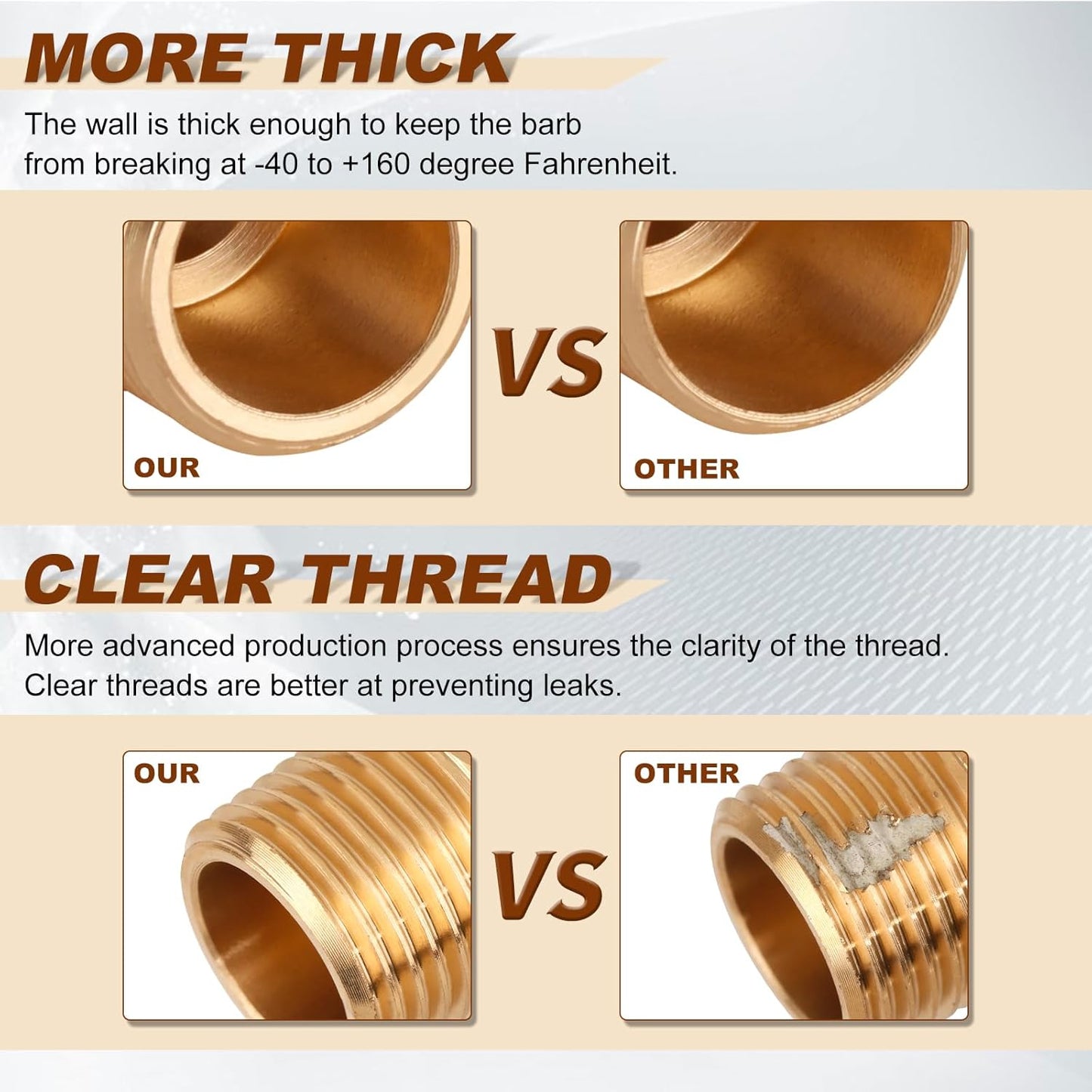 5pcs Brass Hose Barb Fittings 90 Degree Elbow 1/4 Inch Barb to 1/8 Inch NPT Male Thread Air Hose Fittings Adapter Connector Water Fuel Air Line Fittings Elbow Fittings