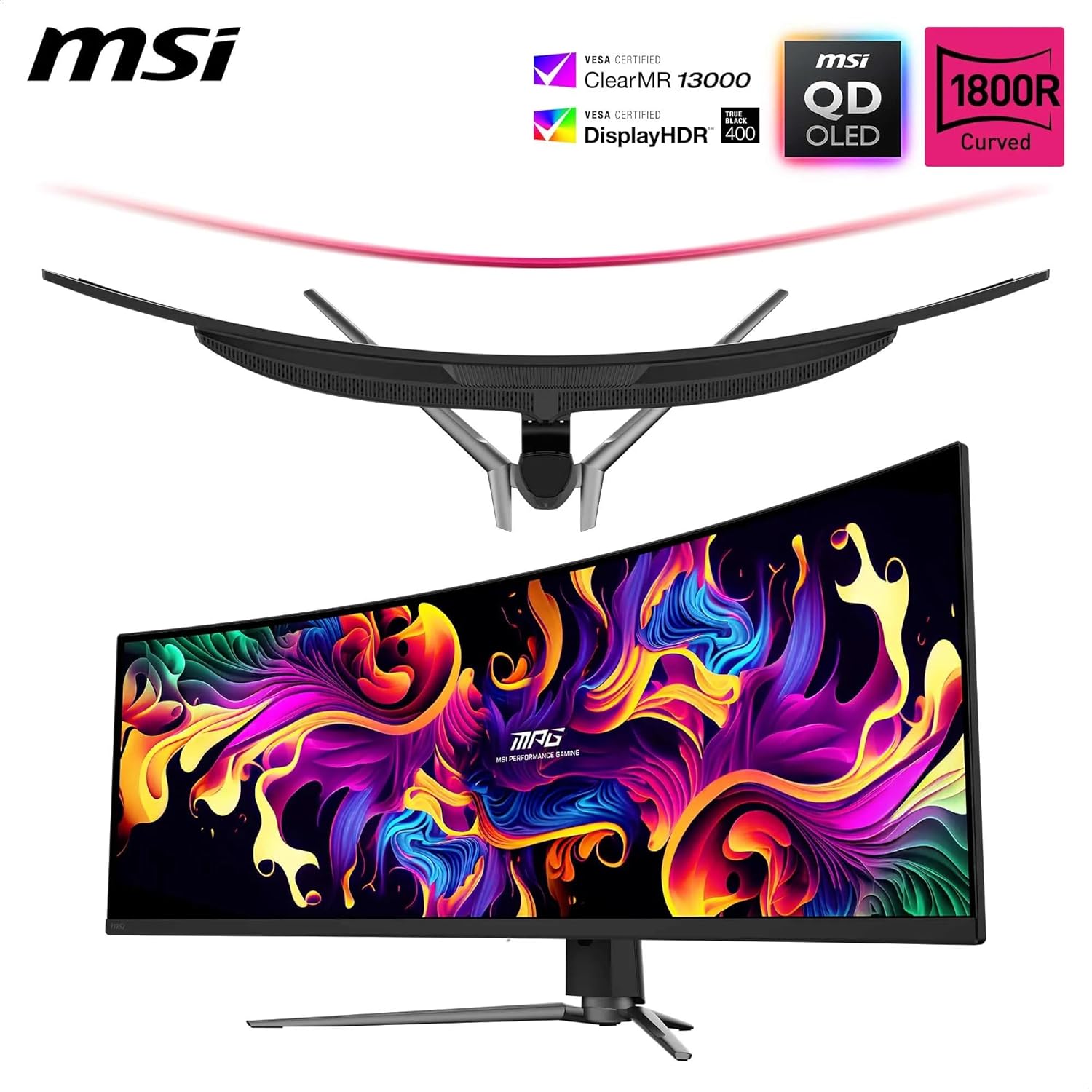 MSI MPG 491CQPX QD-OLED 49" QD-OLED UltraWide Dual QHD 240Hz Curva USB-C