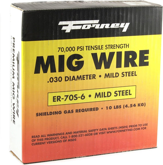Forney 42286 Mig Wire, Mild Steel ER70S-6.030-Diameter, 10-Pound Spool