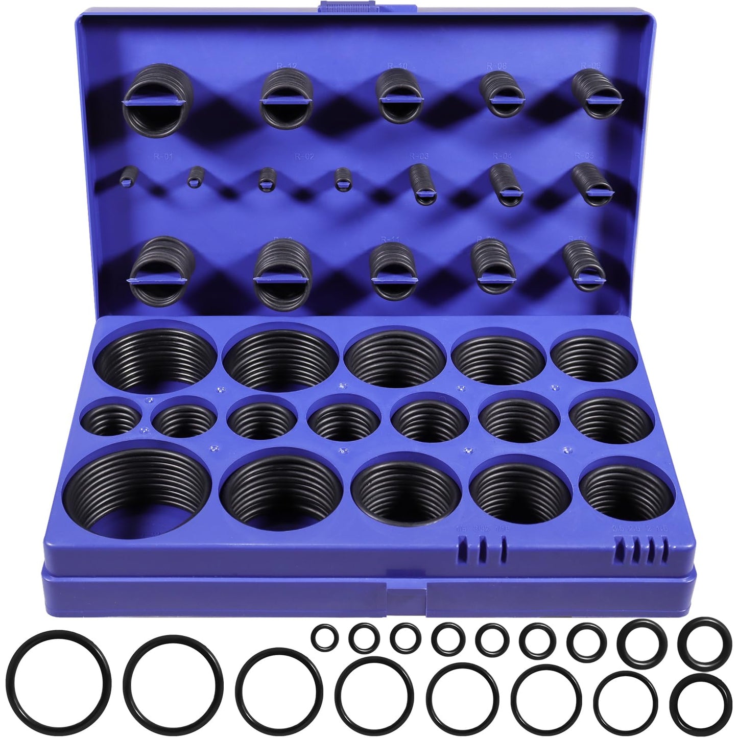 37 Size 1075 Pcs Faucet Washers & O-Rings Kit & Plumbing Gasket 3-in-1 Home Universal Rubber Washers Assortment Kit for Faucet Hose Spigot Plumbing Seal Repair with Pick Hook