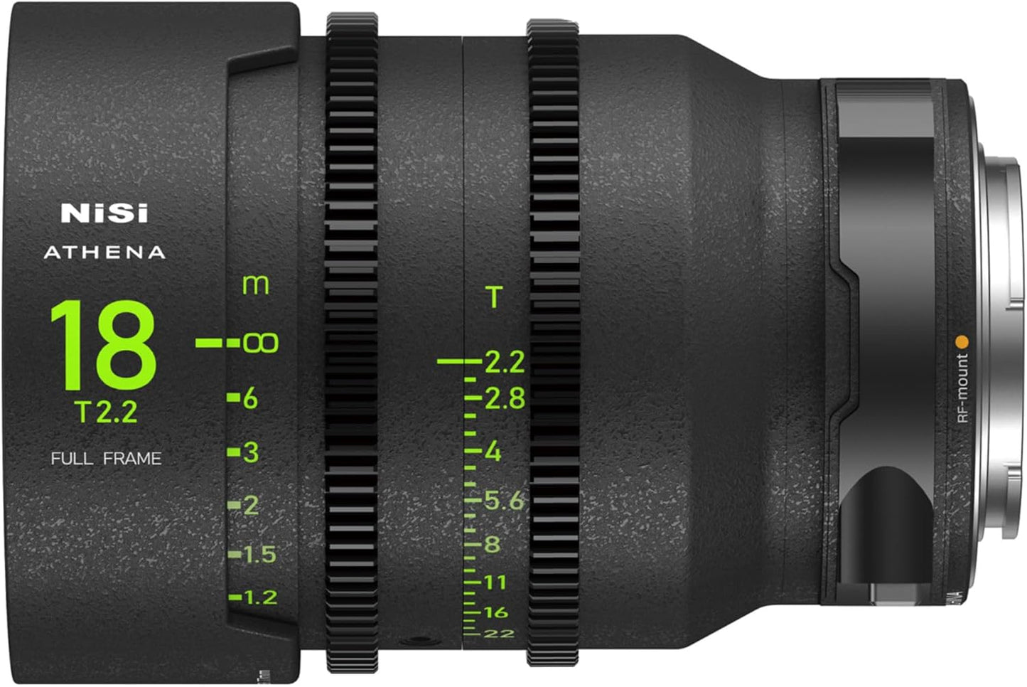 NiSi Athena Prime Full Frame Cinema Lens Master Kit with 8 Lenses 14mm T2.4, 18mm T2.2, 25mm T1.9, 35mm T1.9, 40mm T1.9, 50mm T1.9, 85mm T1.9, 135mm T2.2 + Hard Case (RF Mount)