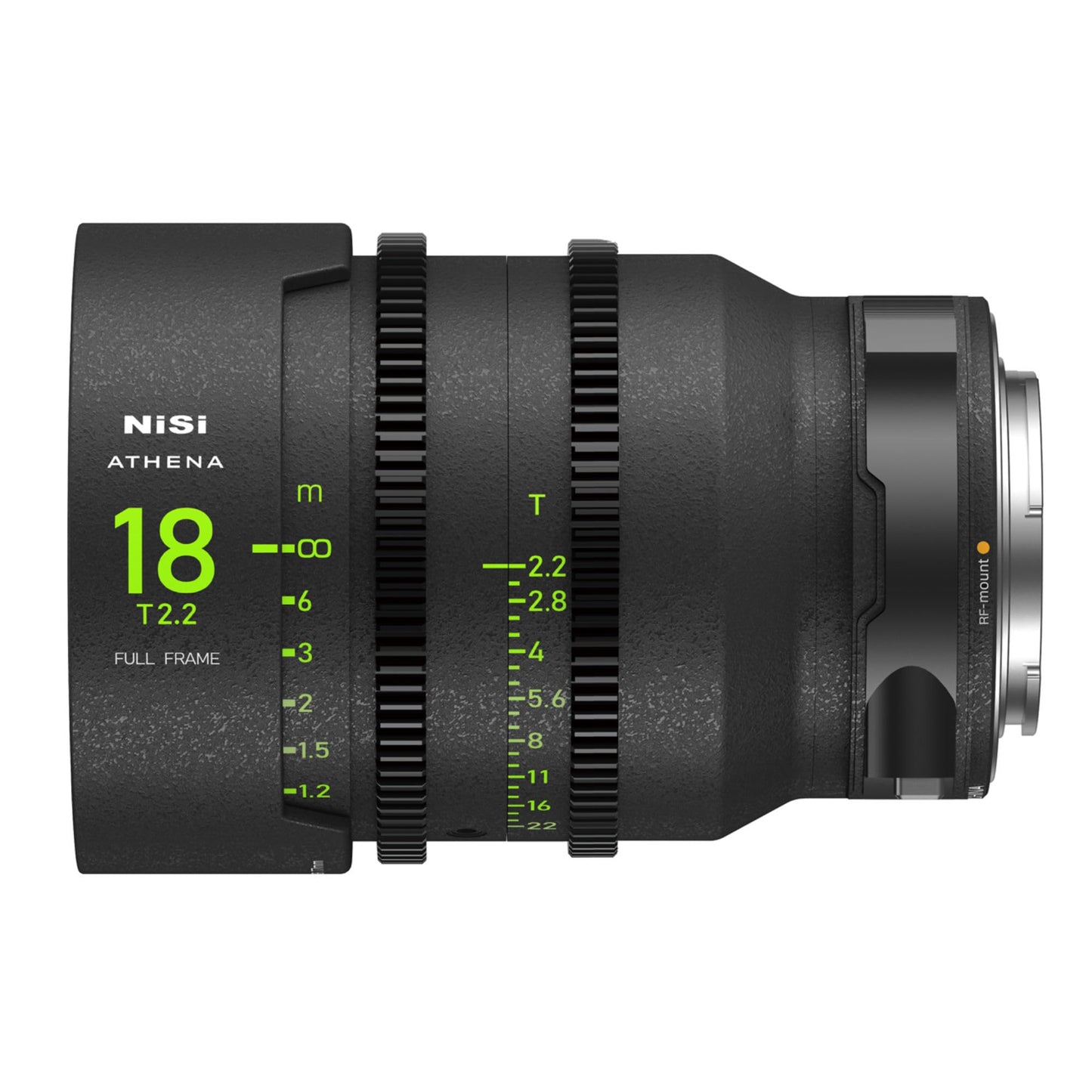 NiSi Athena Prime Full Frame Cinema Lens Master Kit with 8 Lenses 14mm T2.4, 18mm T2.2, 25mm T1.9, 35mm T1.9, 40mm T1.9, 50mm T1.9, 85mm T1.9, 135mm T2.2 + Hard Case (RF Mount)