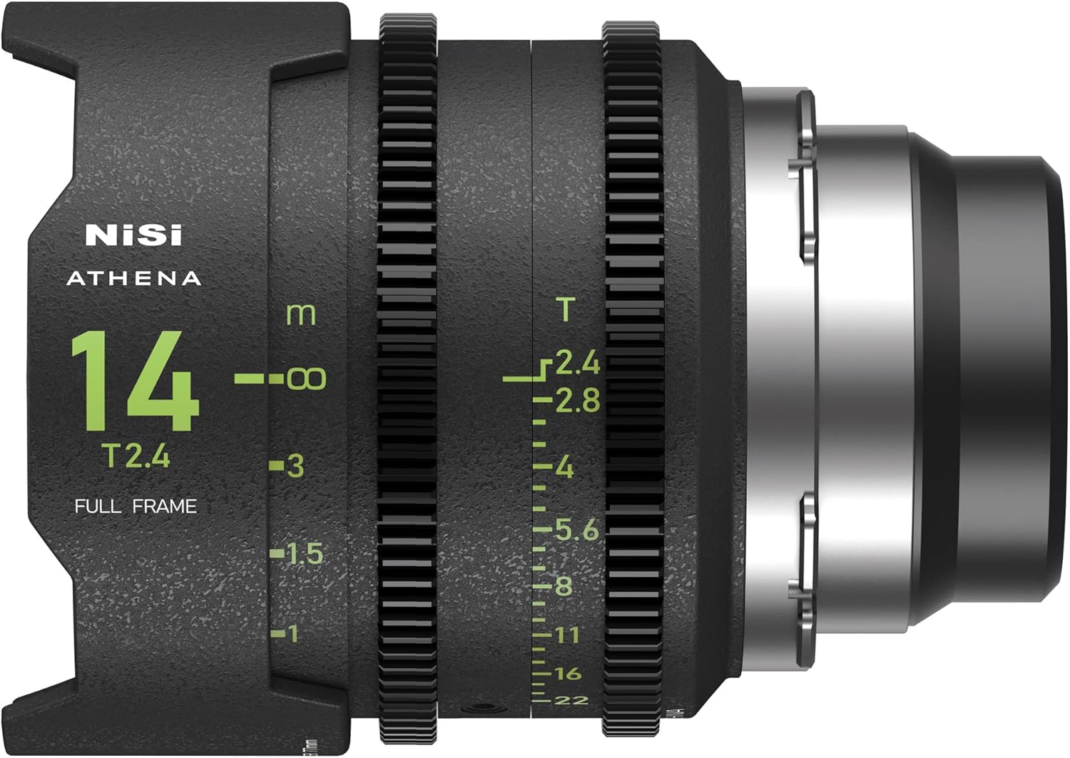 NiSi Athena Prime Full Frame Cinema Lens Master Kit with 8 Lenses 14mm T2.4, 18mm T2.2, 25mm T1.9, 35mm T1.9, 40mm T1.9, 50mm T1.9, 85mm T1.9, 135mm T2.2 + Hard Case (PL Mount)