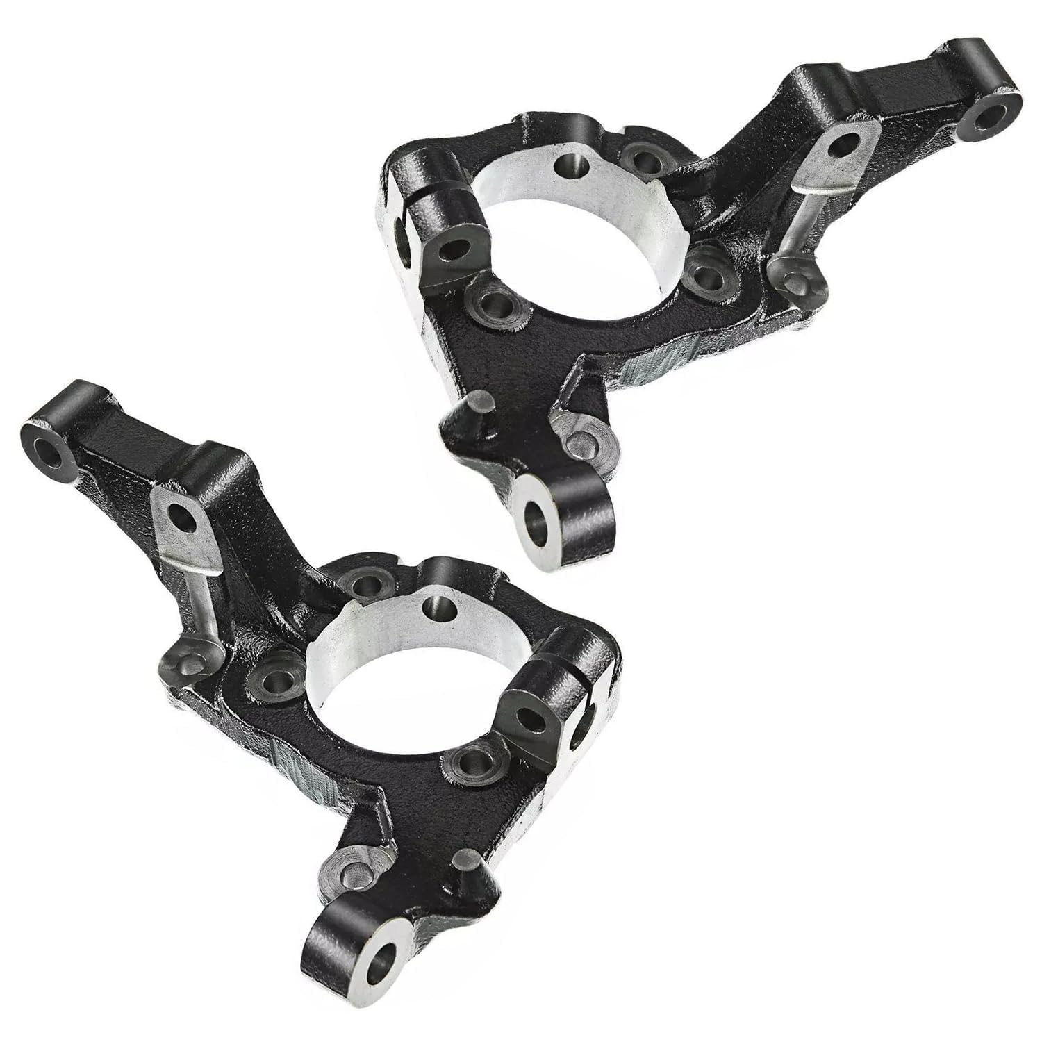 Detroit Axle - 4pc Front Loaded Knuckles Kit for 2007-2012 Hyundai Veracruz, 2008 2009 2010 2011 2 Steering Knuckles 2 Wheel Bearing Hubs Assembly Replacement