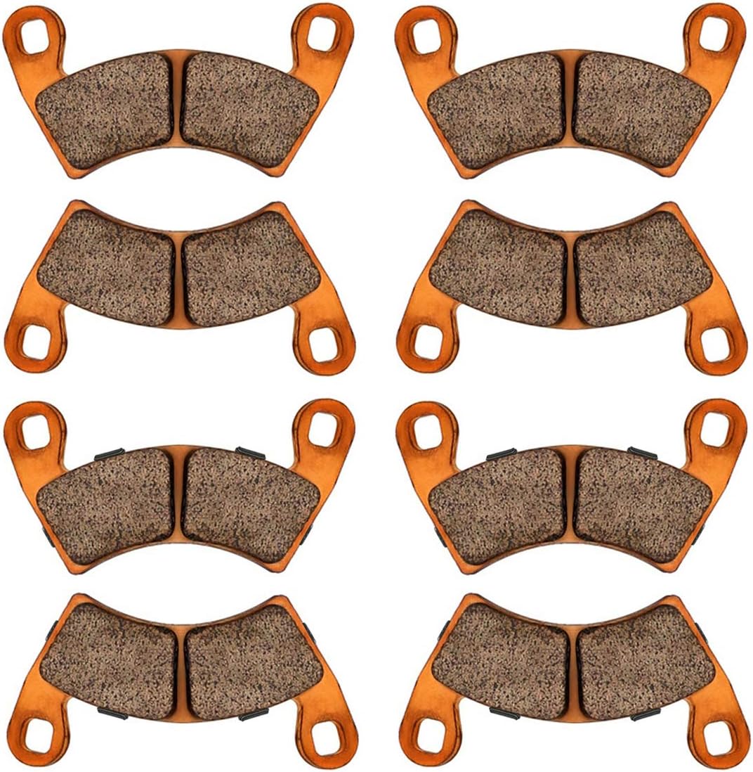 Brake Pads for 2017-2020 Polaris RZR 900 (50inch) / Polaris RZR S 900&1000 Trail 2020 2021 2022 2024 2025,Polaris RZR Trail Sport&Ultimate 2021-2025,4 Set Front&Rear Sintered Copper Brake Pads