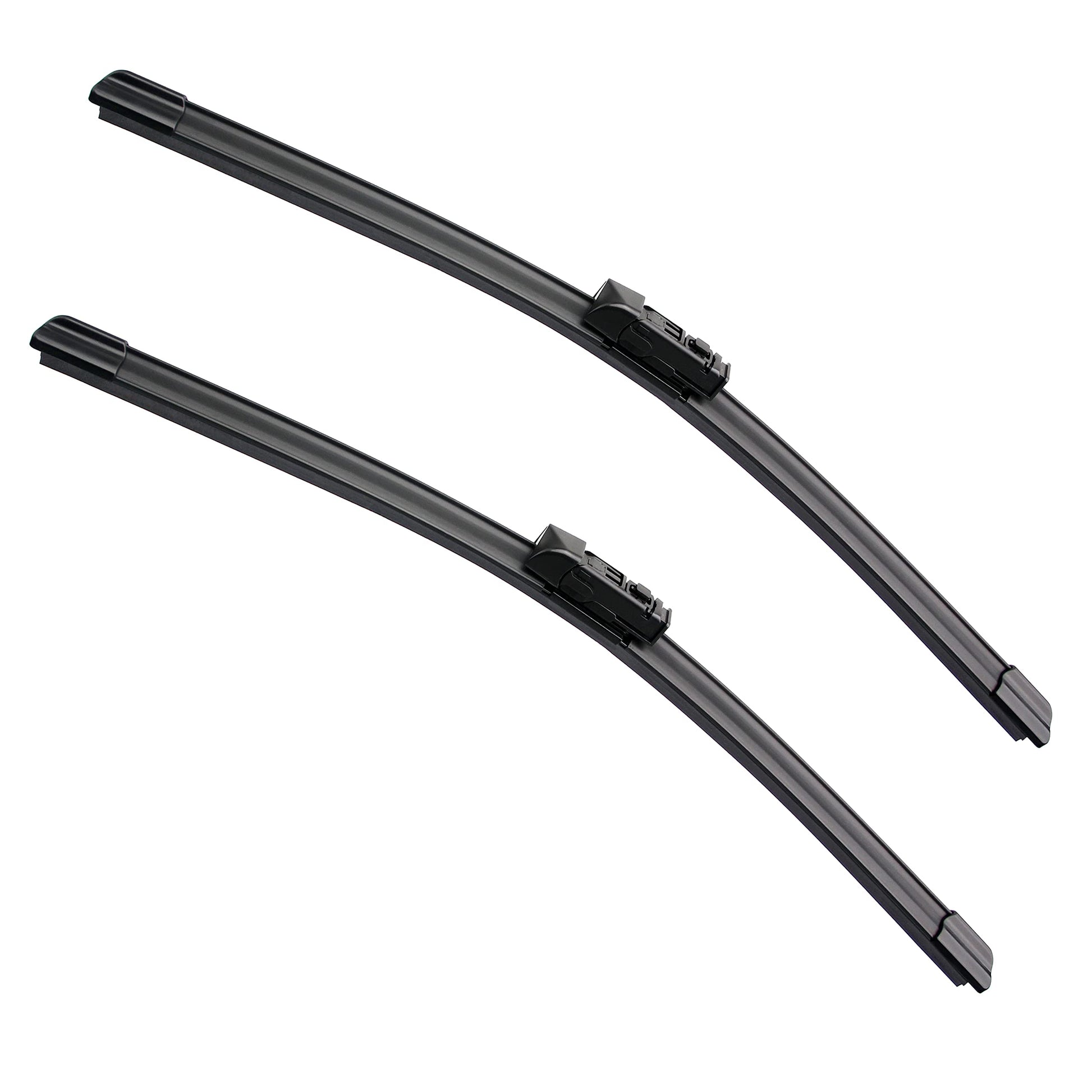 2 Factory Wiper Blades Replacement for 2017 2018 2019 2020 2021 Tesla Model 3 & 2020-2021 Model Y Original Equipment Windshield Wiper Blades Set 26"+19" (Set of 2) Top Lock