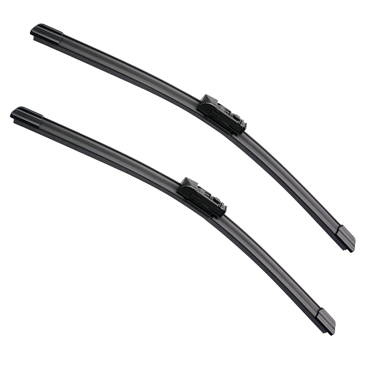 2 Factory Wiper Blades Replacement for 2017 2018 2019 2020 2021 Tesla Model 3 & 2020-2021 Model Y Original Equipment Windshield Wiper Blades Set 26"+19" (Set of 2) Top Lock