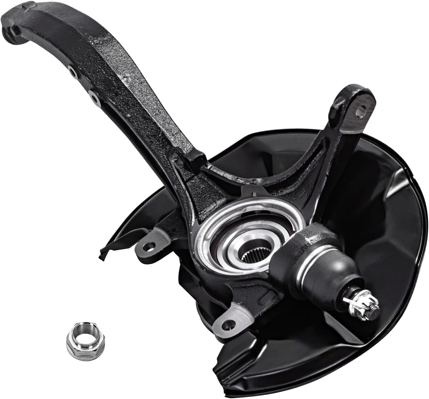 Detroit Axle - 2 Front Steering Knuckles with Wheel Bearing Hubs for 2008-2012 Honda Accord 2009-2014 TSX 2009 2010 2011 Steering Knuckles with Wheel Bearing and Hubs Assembly Replacement