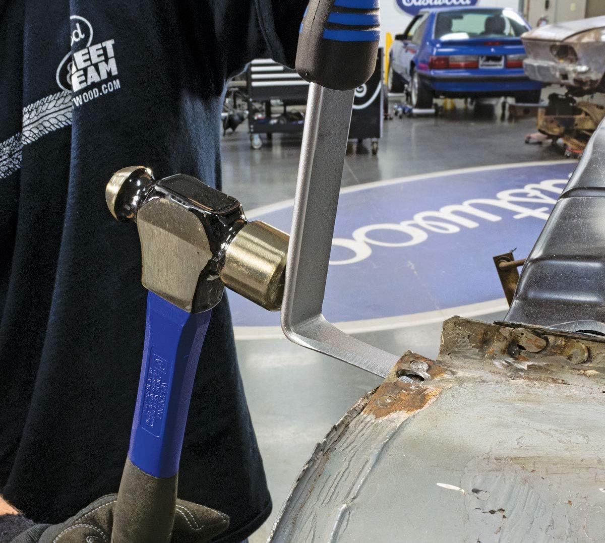 Eastwood 3 Pieces Seam Splitter Set | 3 Popular Seam Splitters Tool Set | Body Breaker Buster Straight Angled Kit | Car Panel Removal Tool, Spot Weld Cutter, Straight, 30 and 90-Degree Splitters