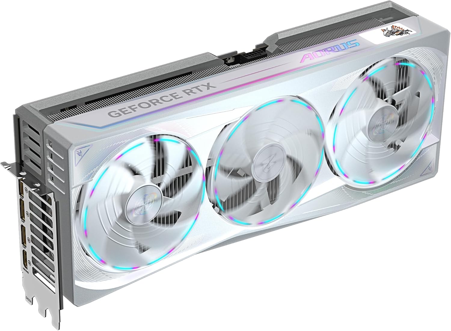 Gigabyte AORUS GeForce RTX 5090 Master ICE 32G Graphics Card - 32GB GDDR7, 512bit, PCI-E 5.0, 2655MHz Core Clock, 3 x DP 2.1a, 1 x HDMI 2.1b, NVIDIA DLSS 4, GV-N5090AORUSM ICE-32GD