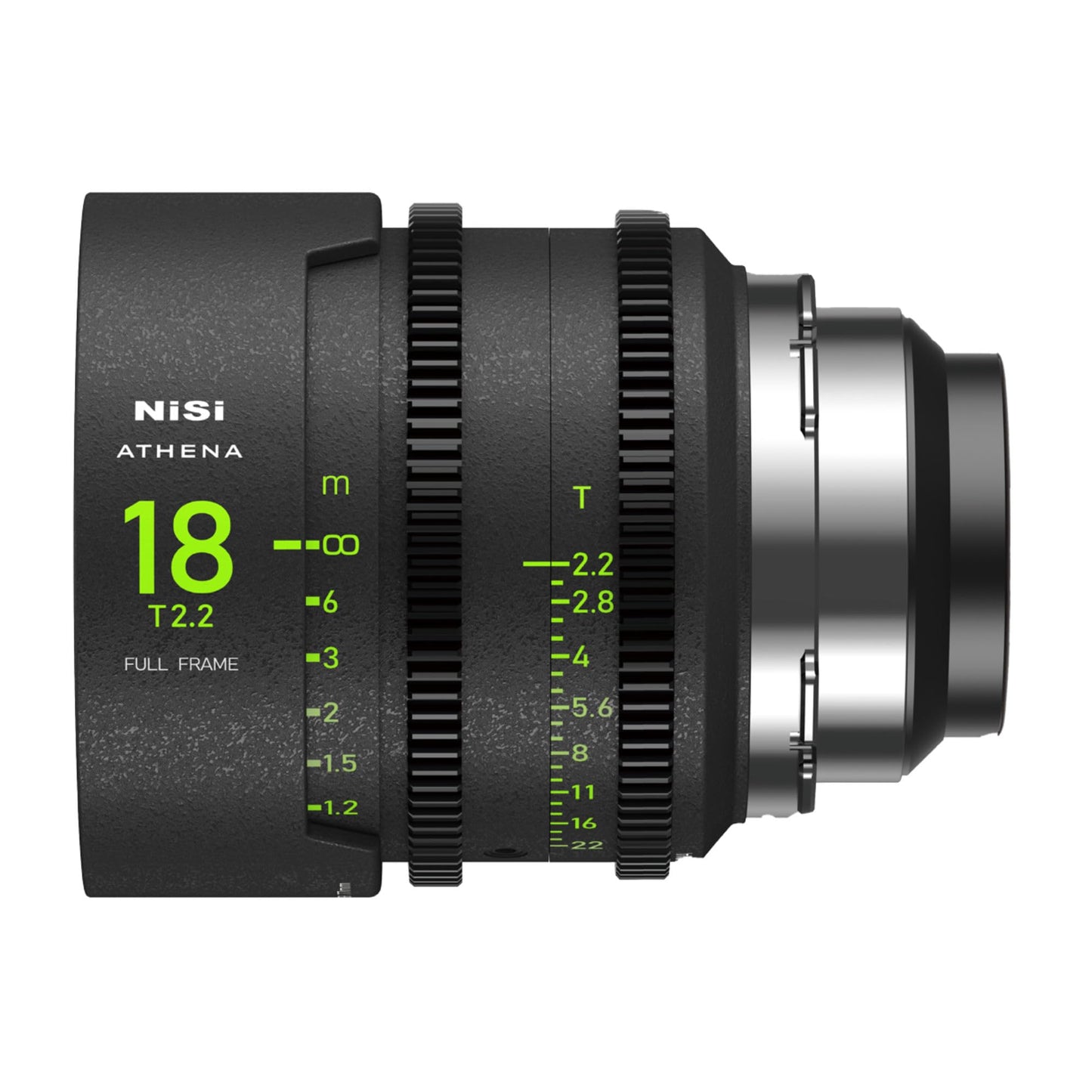 NiSi Athena Prime Full Frame Cinema Lens Master Kit with 8 Lenses 14mm T2.4, 18mm T2.2, 25mm T1.9, 35mm T1.9, 40mm T1.9, 50mm T1.9, 85mm T1.9, 135mm T2.2 + Hard Case (PL Mount)