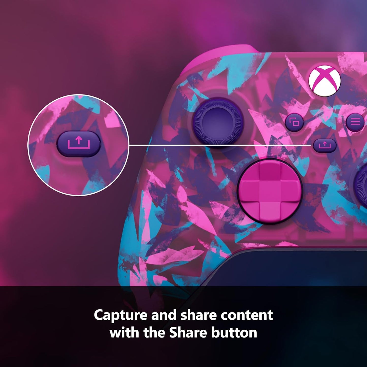 Xbox Wireless Controller Heart Breaker Special Edition - Wireless & Bluetooth Connectivity - New Hybrid D-Pad - New Share Button - Featuring Textured Grip