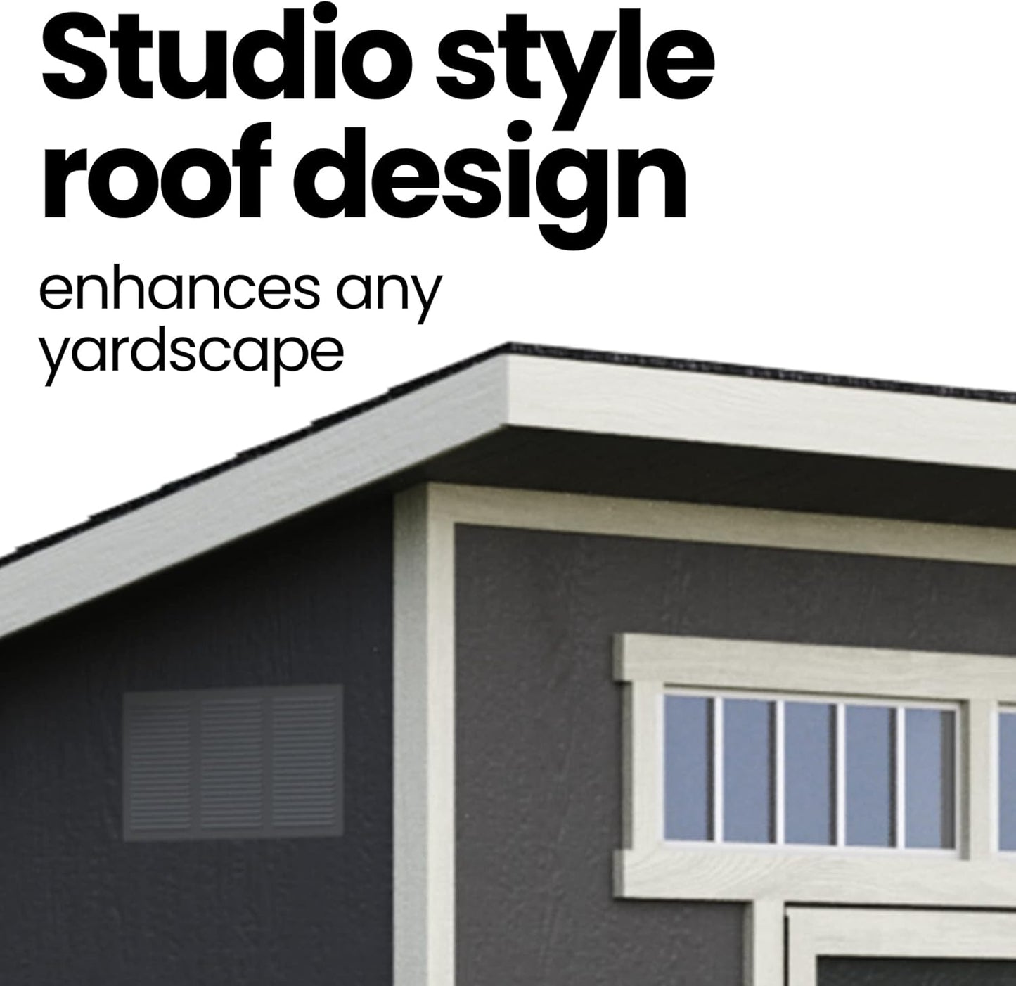 Handy Home Products Olympia 10x7.5 Wood Storage Shed with Floor Kit- Does not Include Paint or Roofing Shingles