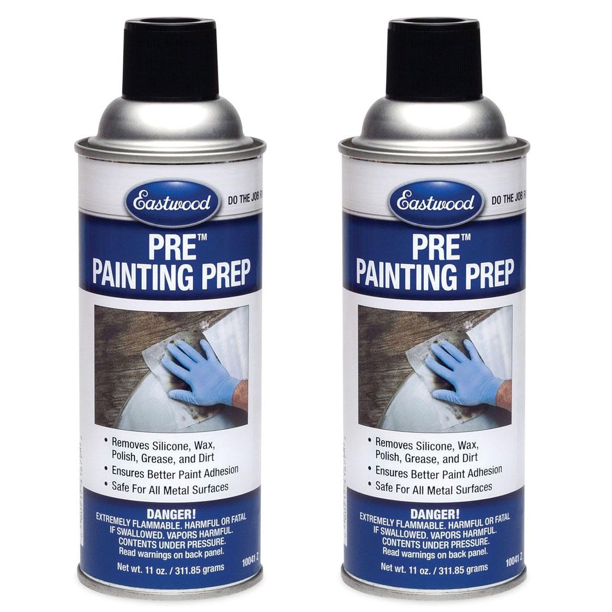 Eastwood Silicone Surface Preparation Wax Polish Grease Dirt Remover | Automotive Painting Pre-Prep Spray Solution | Easy to Use Spray On Application