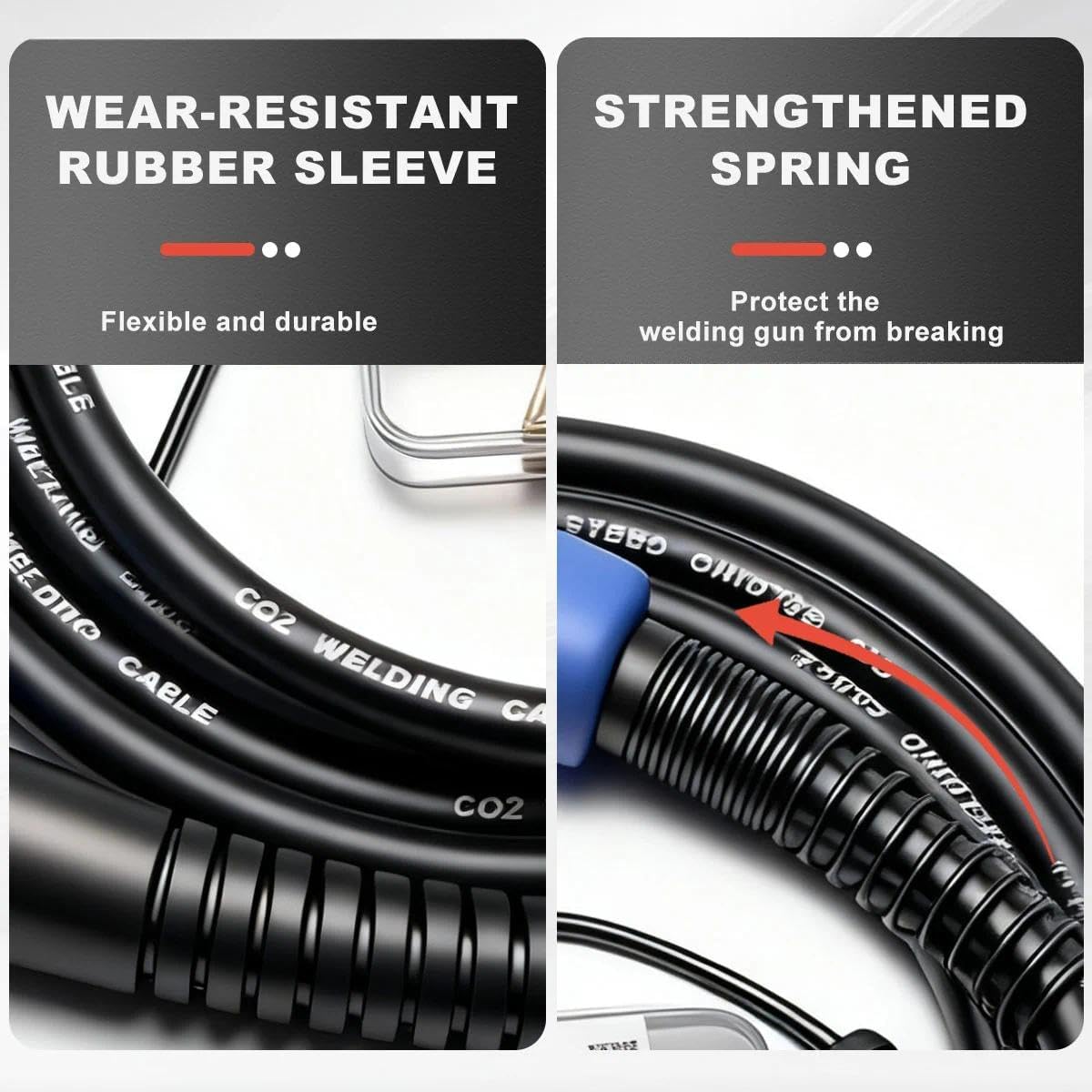 15ft MIG Gun 1770035 1770037 1770038 Replacement for Miller AccuLock MDX-250 Millermatic 212,235,250,251,252,255 & Multimatic 200 255 Mig Welder MDX250