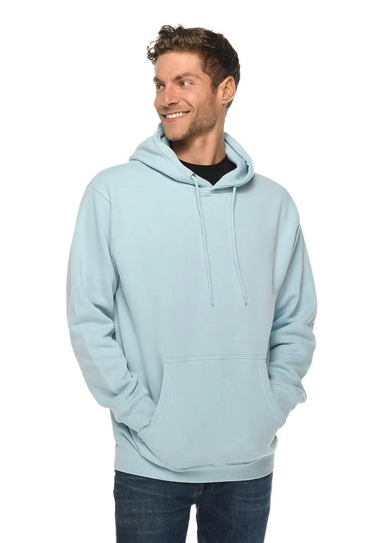 Lane Seven Unisex Premium Pullover Hooded Sweatshirt L Blue Mist