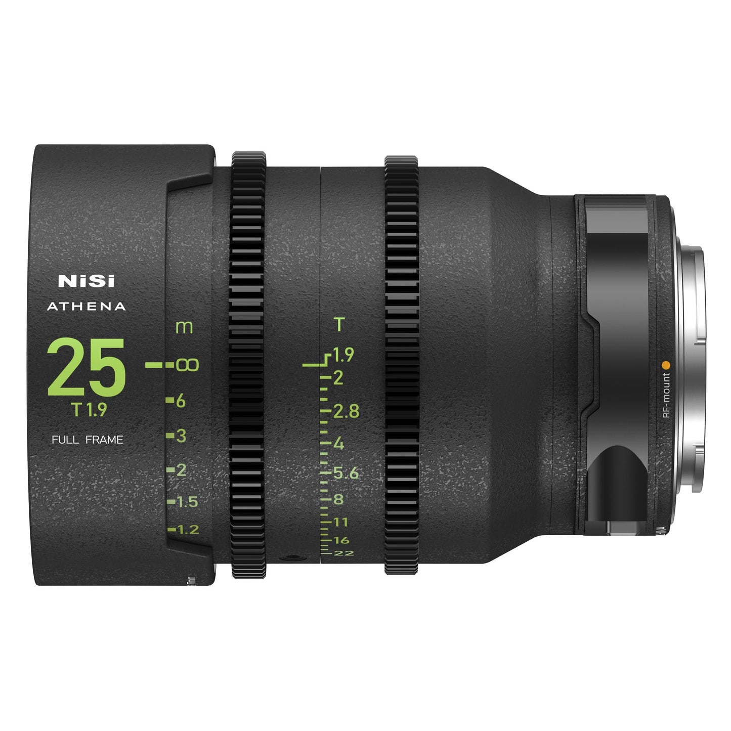 NiSi Athena Prime Full Frame Cinema Lens Master Kit with 8 Lenses 14mm T2.4, 18mm T2.2, 25mm T1.9, 35mm T1.9, 40mm T1.9, 50mm T1.9, 85mm T1.9, 135mm T2.2 + Hard Case (RF Mount)