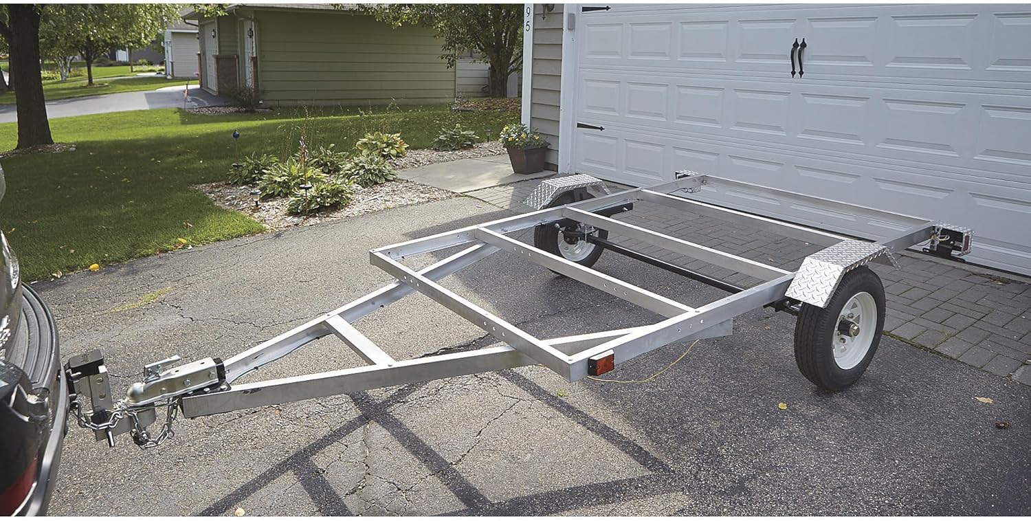 Ultra-Tow 5ft. x 8ft. Aluminum Utility Trailer Kit — 1715-Lb. Load Capacity