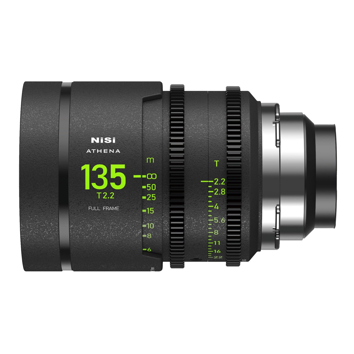 NiSi Athena Prime Full Frame Cinema Lens Master Kit with 8 Lenses 14mm T2.4, 18mm T2.2, 25mm T1.9, 35mm T1.9, 40mm T1.9, 50mm T1.9, 85mm T1.9, 135mm T2.2 + Hard Case (PL Mount)