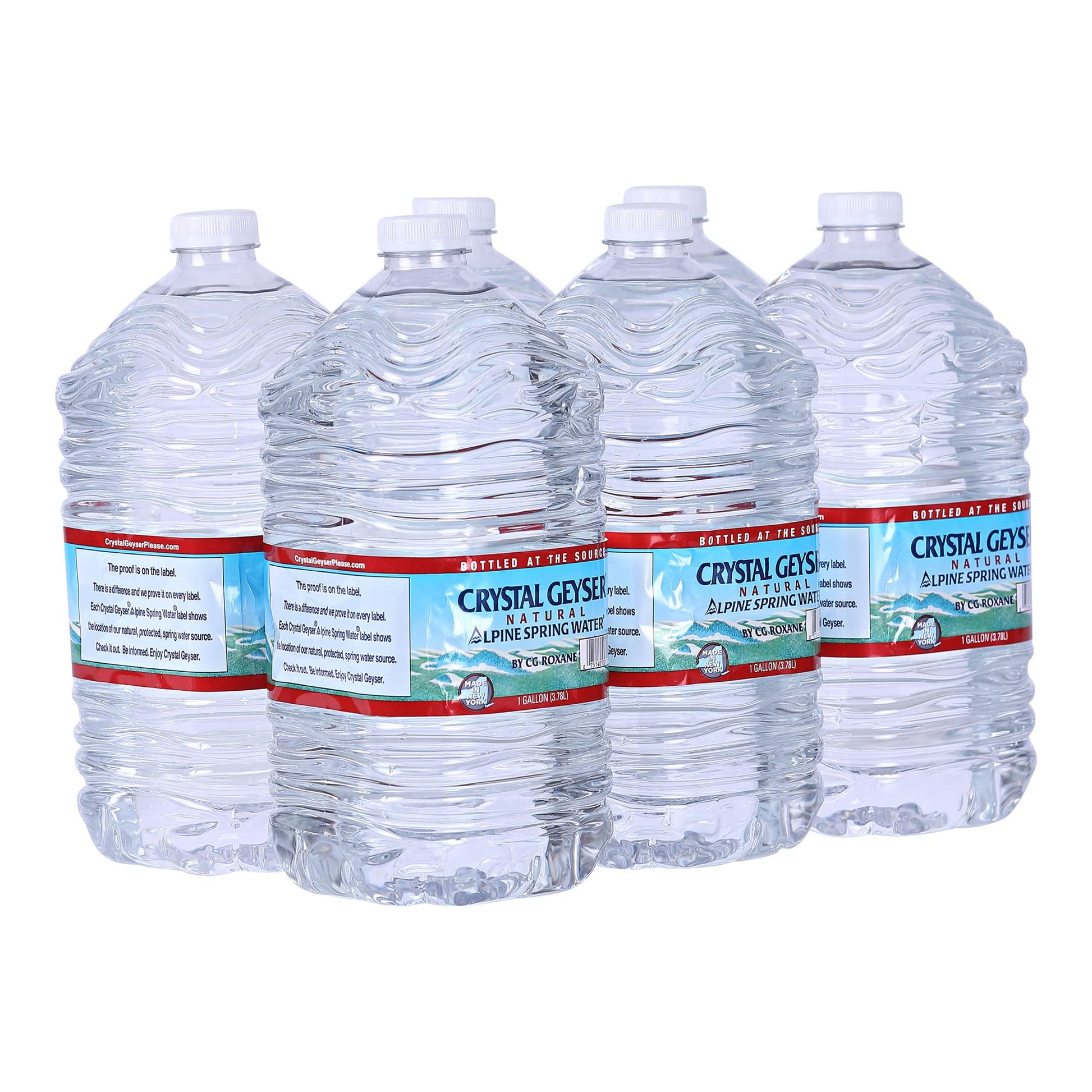 Crystal Geyser Pallet Of 84 Cases, Of Alpine 100% Natural Spring Water, 24 16.9oz bottles per Case, Bottled at The Source