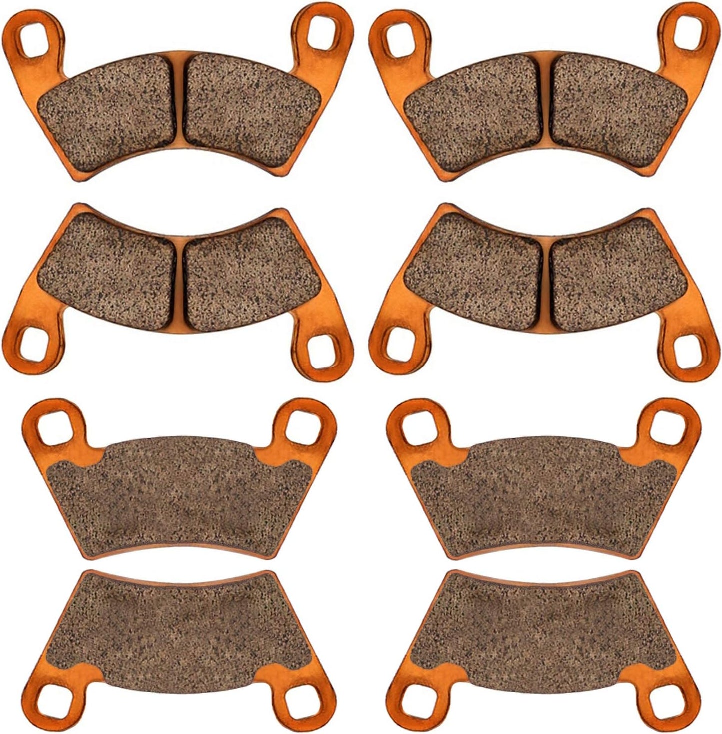 Brake Pads for Polaris Ranger 500 570 700 800 900 RZR 800 900 700XP 800XP 900XP EV Diesel Crew 570,Front and Rear Brake Pads for Polaris Ranger XP 900 2013-2019