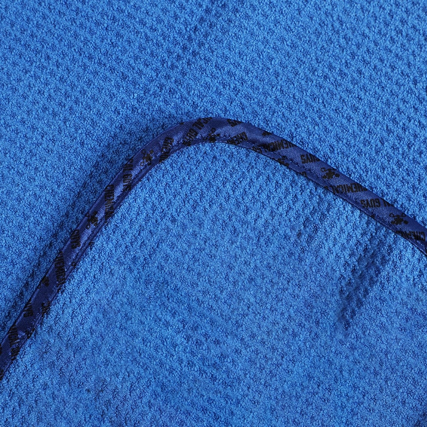 Mr. Detroit - Waffle Weave Glass & Window Microfiber Towel, Streak-Free Cleaning, Super Absorbent Reusable Cloth for Car Care & Home Use - 16"x24" (Blue)