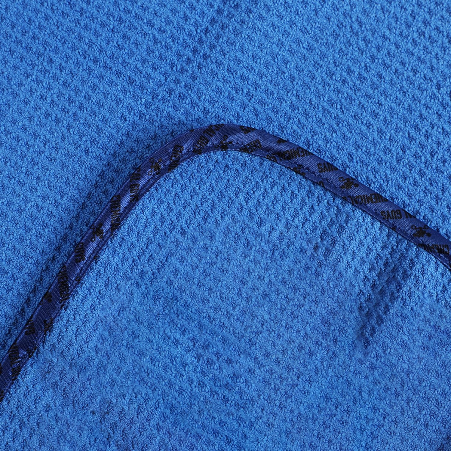 Mr. Detroit - Waffle Weave Glass & Window Microfiber Towel, Streak-Free Cleaning, Super Absorbent Reusable Cloth for Car Care & Home Use - 16"x24" (Blue)