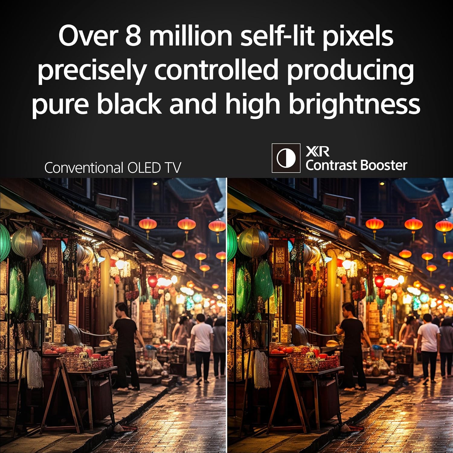 Sony 55 Inch OLED 4K Ultra HD TV BRAVIA 8 Smart Google TV with Dolby Vision HDR and Exclusive Features for PlayStation 5 (K-55XR80)