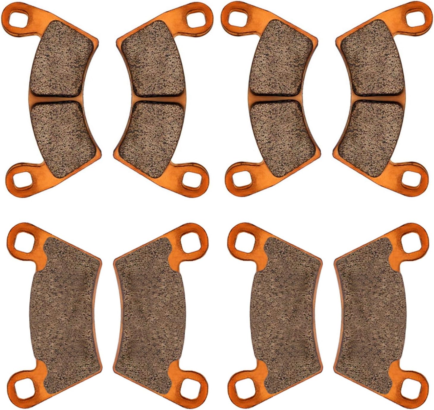 Brake Pads for Polaris Ranger 500 570 700 800 900 RZR 800 900 700XP 800XP 900XP EV Diesel Crew 570,Front and Rear Brake Pads for Polaris Ranger XP 900 2013-2019