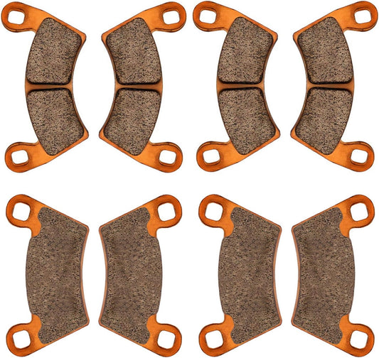 Brake Pads for Polaris Ranger 500 570 700 800 900 RZR 800 900 700XP 800XP 900XP EV Diesel Crew 570,Front and Rear Brake Pads for Polaris Ranger XP 900 2013-2019