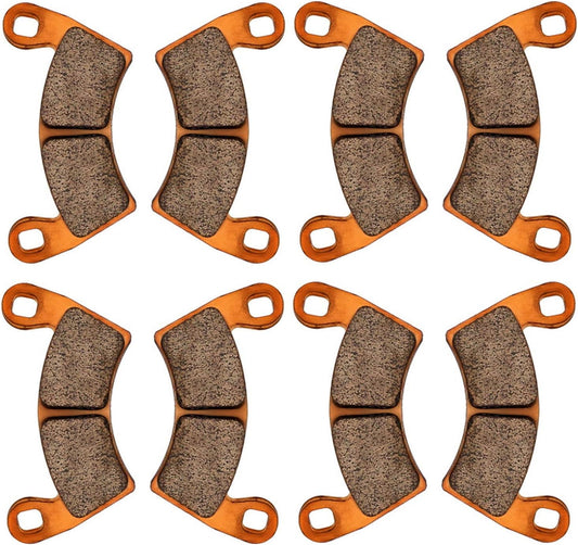 Zinger Brake Pads for Polaris RZR XP 1000 EPS 2022 2021 2020 2019 2018 2017 2016 2015 2014 & 2014-2021 RZR 1000 XP 4 Except Premium Edition,4 Set Front and Rear Sintered Copper Brake Pads
