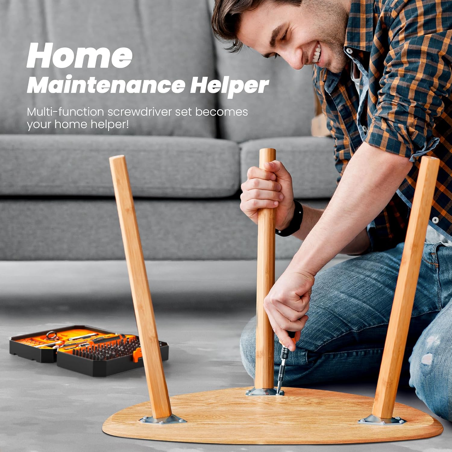 JOREST 115 in 1 Small Precision Screwdriver Set, Tool Gifts for Men Dad Him, Magnetic Repair Tool Kit for PC, Laptop, Tablet, iPhone, Macbook, Jewelers, PS5, Xbox, Switch, Game Console, Door &Chair