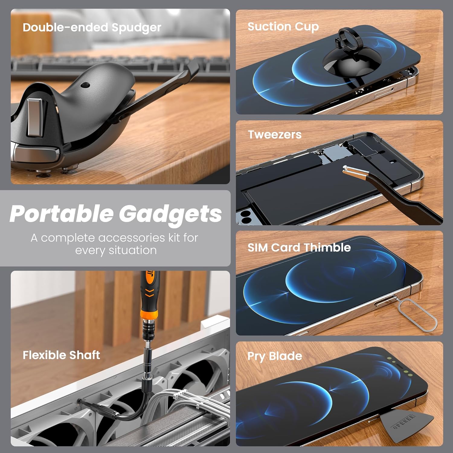 JOREST 115 in 1 Small Precision Screwdriver Set, Tool Gifts for Men Dad Him, Magnetic Repair Tool Kit for PC, Laptop, Tablet, iPhone, Macbook, Jewelers, PS5, Xbox, Switch, Game Console, Door &Chair