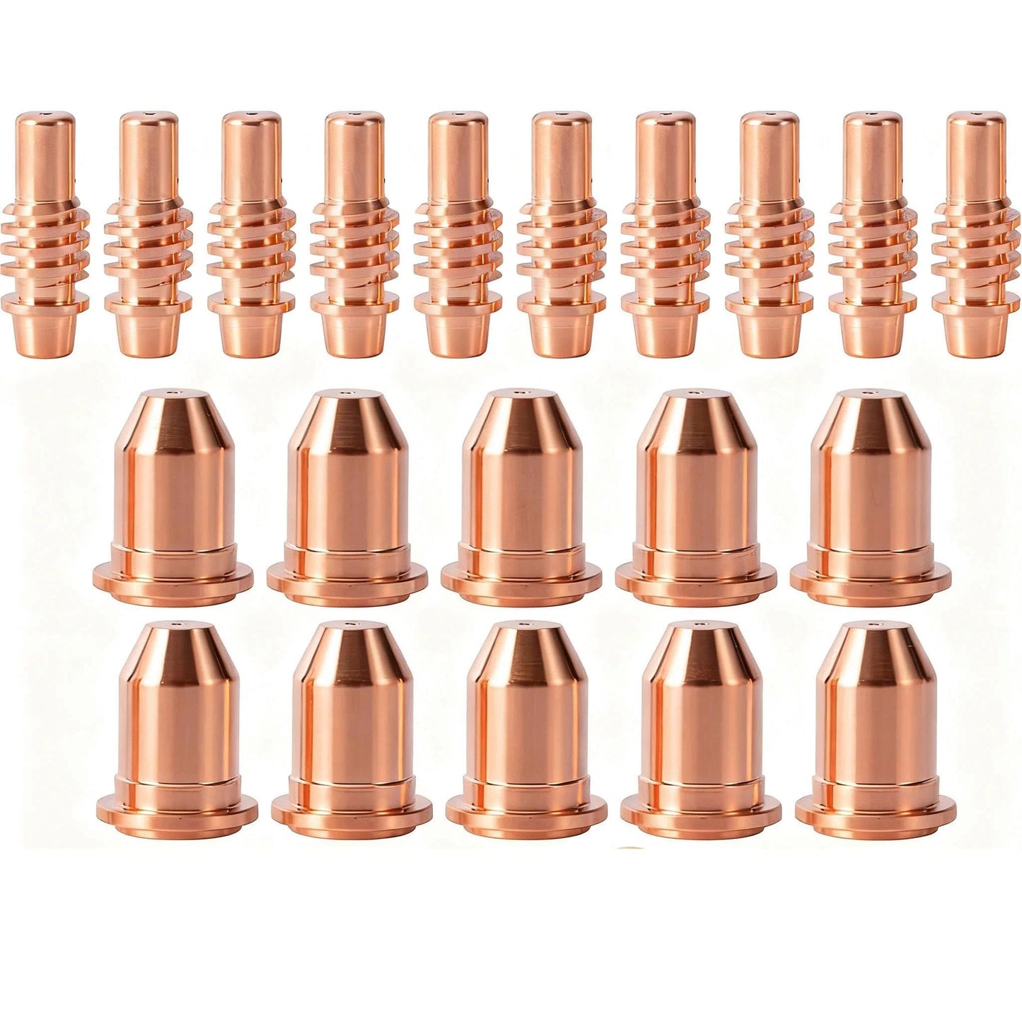 fits Harbor Freight Titanium Plasma65 TI-PC65 iPT-65 56255 56811 59182 58895 59164 Plasma cutter consumables Nozzles Electrodes Cups kits (23pk tips Kits)