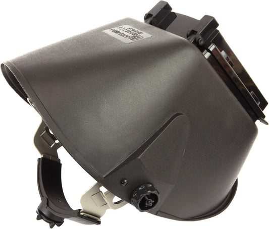 Forney 55672 Welding Helmet, Bandit III Flip Front, Shade-10,Black, Medium