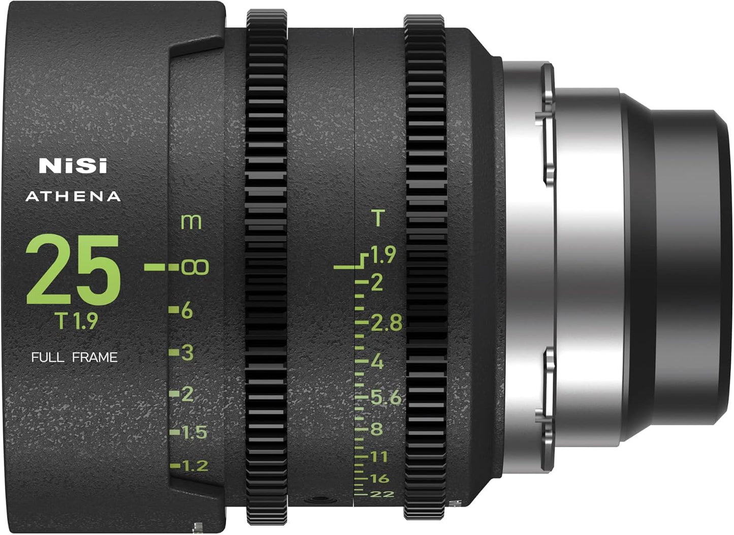 NiSi Athena Prime Full Frame Cinema Lens Master Kit with 8 Lenses 14mm T2.4, 18mm T2.2, 25mm T1.9, 35mm T1.9, 40mm T1.9, 50mm T1.9, 85mm T1.9, 135mm T2.2 + Hard Case (PL Mount)