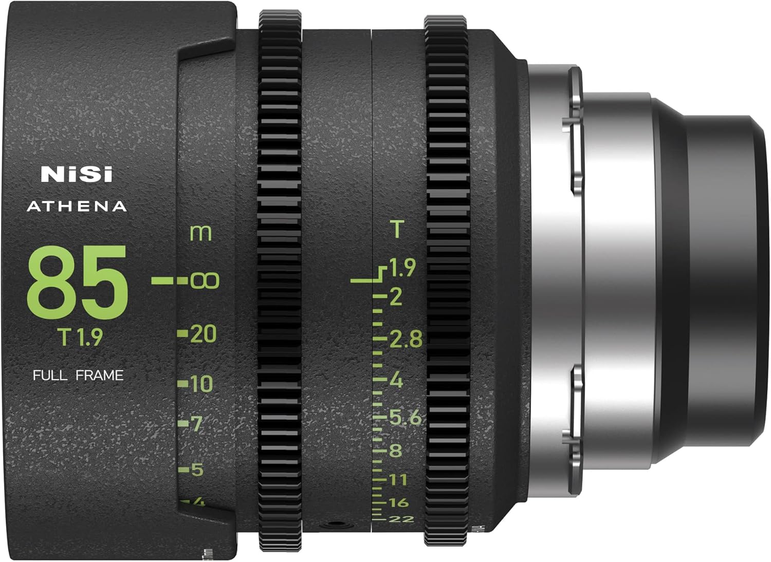 NiSi Athena Prime Full Frame Cinema Lens Master Kit with 8 Lenses 14mm T2.4, 18mm T2.2, 25mm T1.9, 35mm T1.9, 40mm T1.9, 50mm T1.9, 85mm T1.9, 135mm T2.2 + Hard Case (PL Mount)