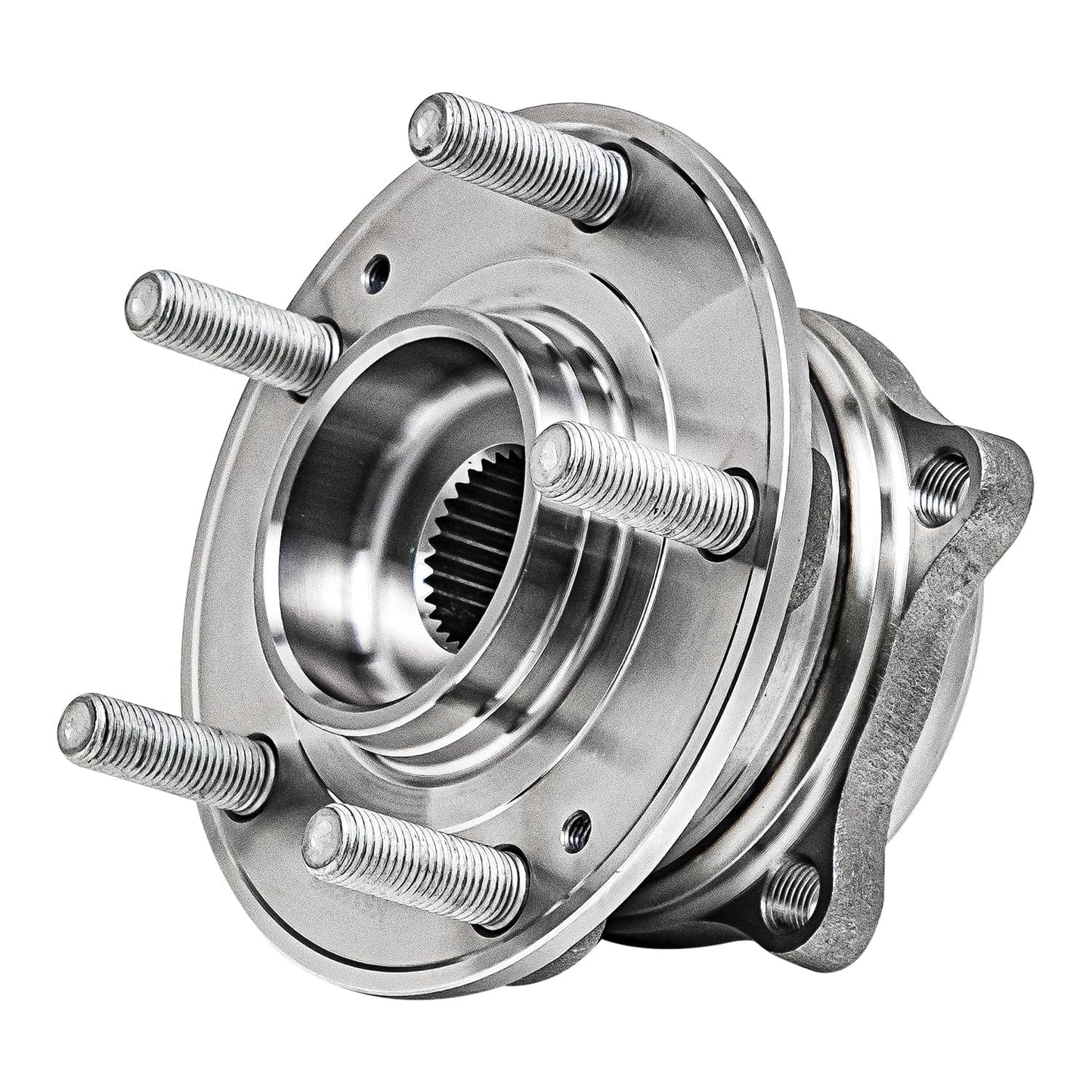 Detroit Axle - 2pc Front Right Knuckle Kit for 2007-2012 Hyundai Veracruz, 2008 2009 2010 2011 Passenger Side Steering Knuckle, Wheel Bearing Hub Assembly Replacement