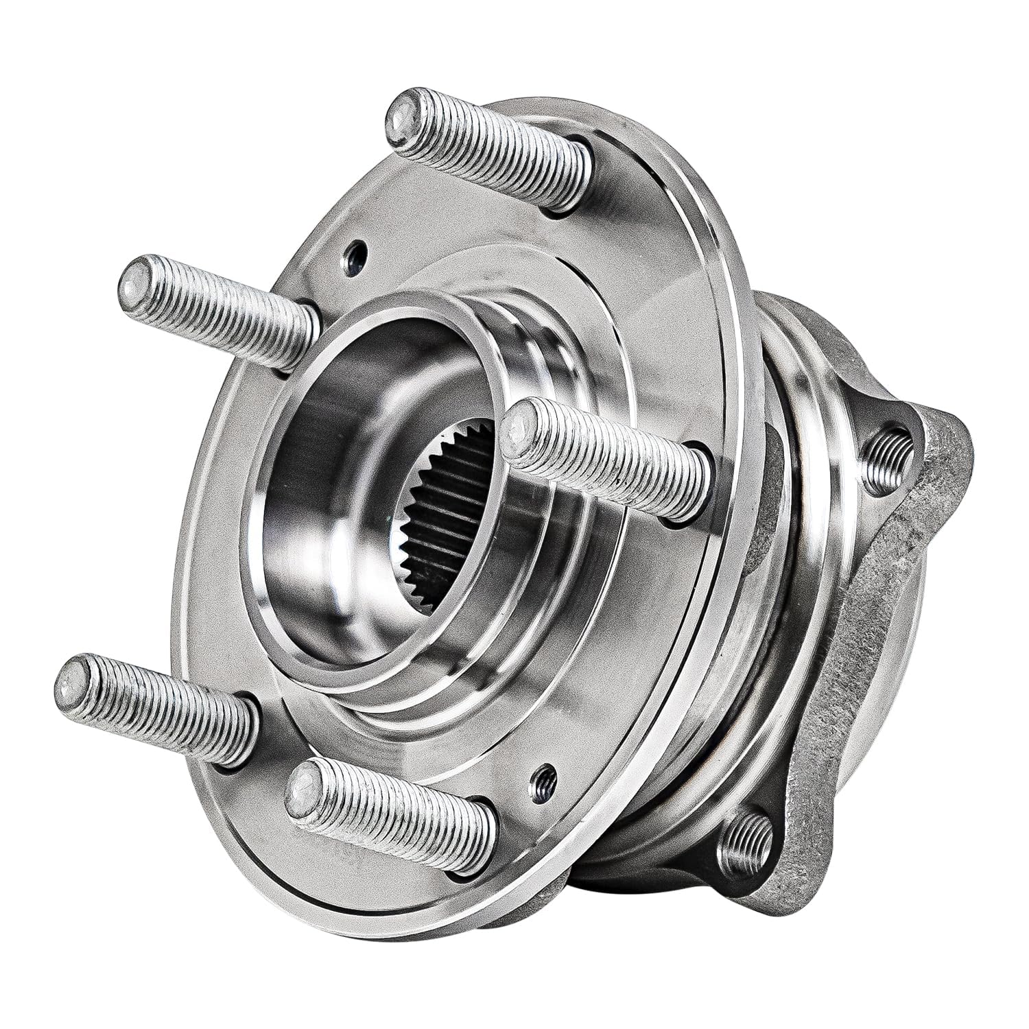 Detroit Axle - 2pc Front Right Knuckle Kit for 2007-2012 Hyundai Veracruz, 2008 2009 2010 2011 Passenger Side Steering Knuckle, Wheel Bearing Hub Assembly Replacement