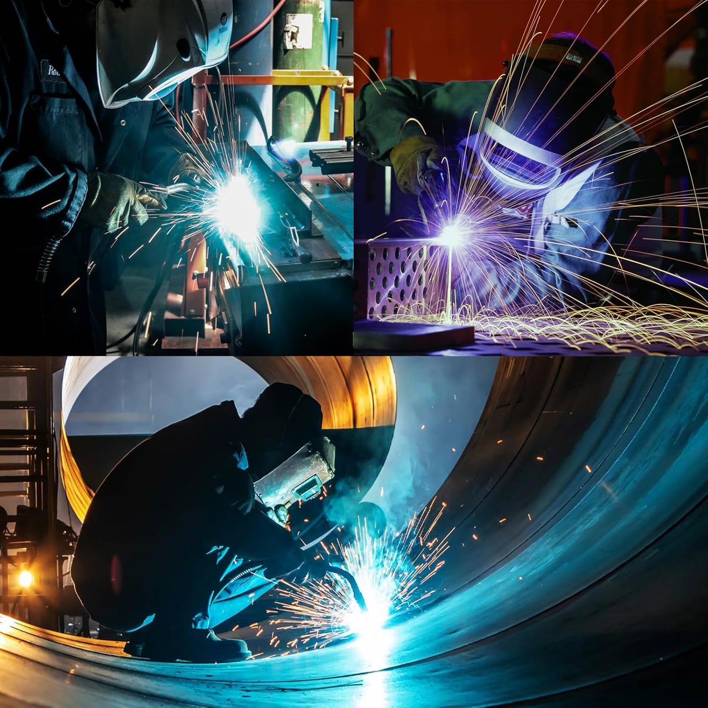 MIG Welding Gun Torch Stinger fits Miller M25 M-25 169598 Millermatic 200 210 212 250 250X 251 252 250Amp 15ft Miller Welder Replacement with MIG Welding Gun Kit .030" .035" 45" Tip-Nozzle-Diffuser