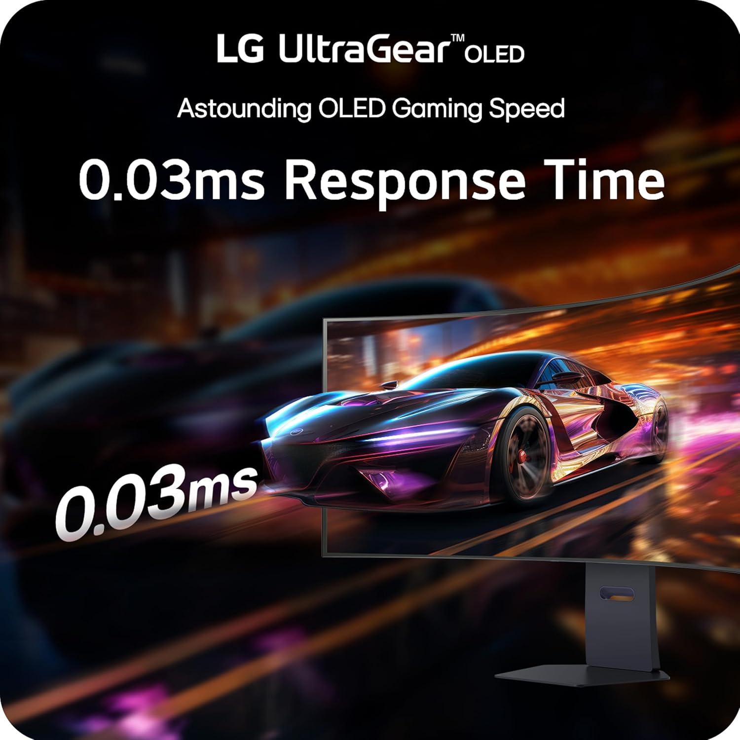 LG 45GX950A-B 45-inch Ultragear 5K2K WUHD (5120 x 2160) OLED Curved Gaming Monitor, Dual-Mode, 165Hz, 0.03ms, NVIDIA G-Sync, AMD FreeSync Premium Pro, HDR True Black 400, USB Type-C 90W, DP2.1, Black