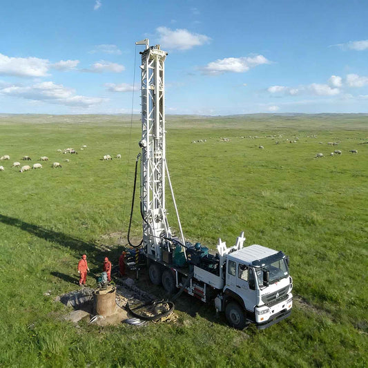 Industrial Truck Mounted Hydraulic Drilling Machine | Smart Pressure Control System | Multi-Strata Rock and Soil Drilling Rig | Stepless Speed Adjustment | Integrated Generator