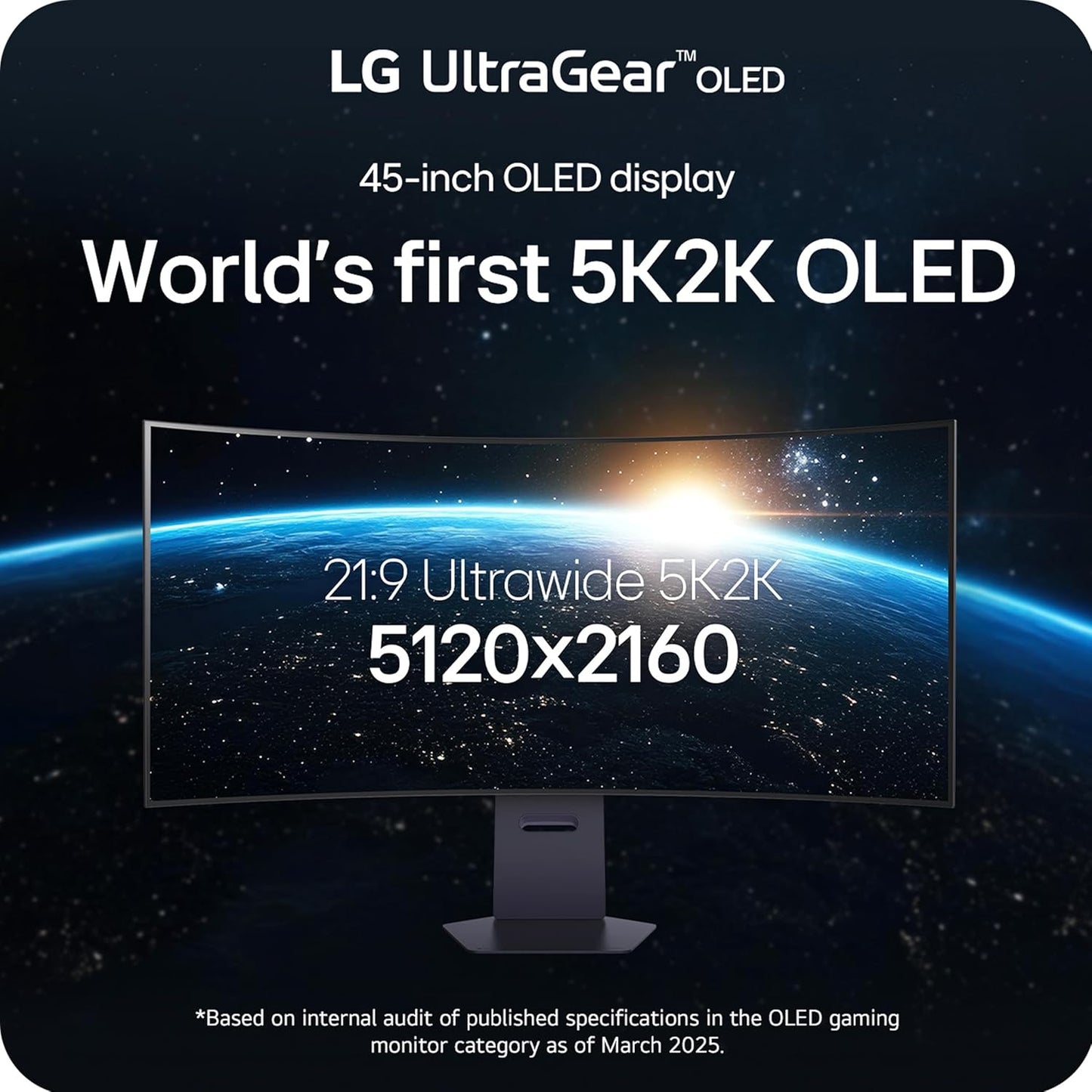 LG 45GX950A-B 45-inch Ultragear 5K2K WUHD (5120 x 2160) OLED Curved Gaming Monitor, Dual-Mode, 165Hz, 0.03ms, NVIDIA G-Sync, AMD FreeSync Premium Pro, HDR True Black 400, USB Type-C 90W, DP2.1, Black