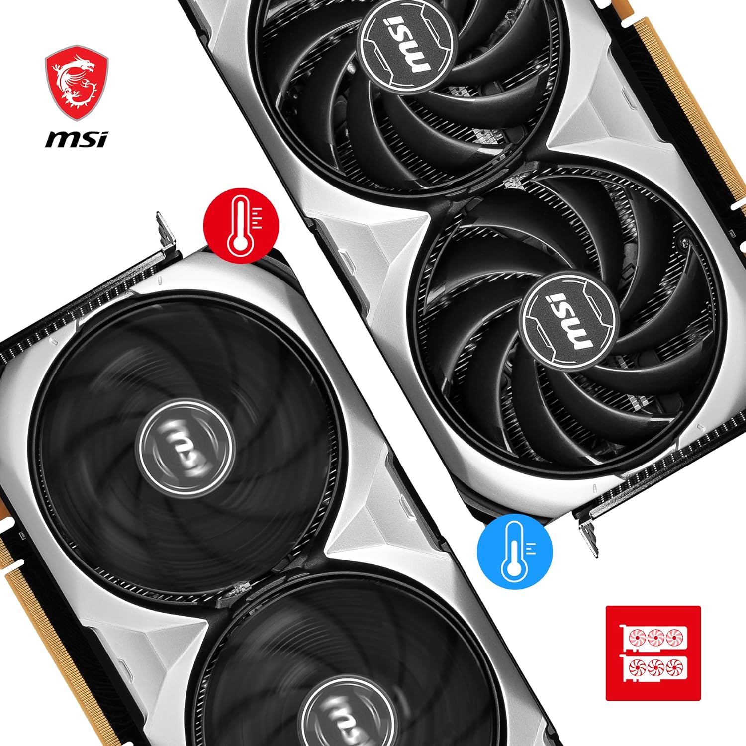 MSI GeForce RTX 4080 16GB Ventus 3X OC Gaming Graphics Card - 16GB GDDR6X, 2550 MHz, PCI Express Gen 4, 256-bit, 3X DP v 1.4a, HDMI 2.1a (Supports 4K & 8K HDR)