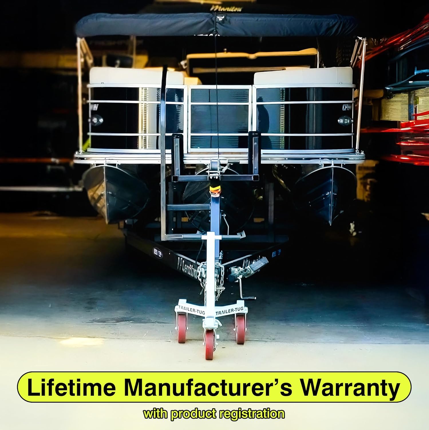 Trailer Tug | Supports up to 20,000LBS | 3,500 lb Max Tongue Weight | Mover for RV, Boat, Camper, Flatbed, Enclosed Trailers | World's Greatest Trailer Dolly