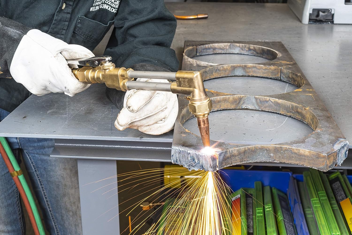 Forney 1753 Tote A Torch Light/Medium Duty, Torch Cutting and Welding Portable Kit,Red