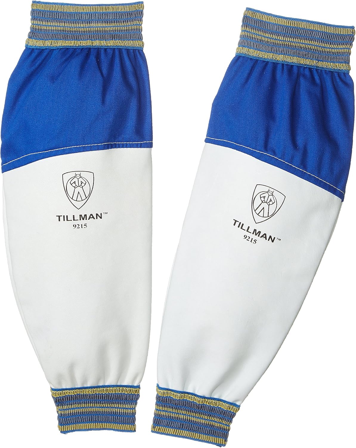 Tillman 9215 Goatskin/FR Leather Goatskin & Cotton Protective Welding Sleeves, 1 Pair,White