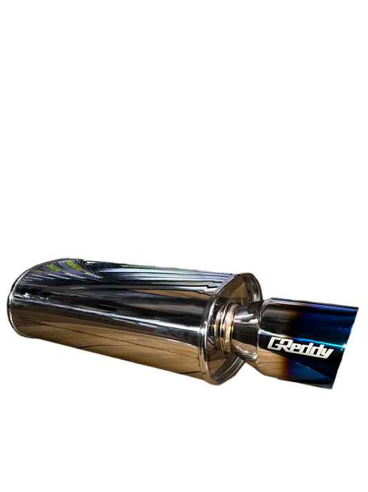 Greddy Style Weld-On Muffler – 3.5” Outlet / 2.5” Inlet